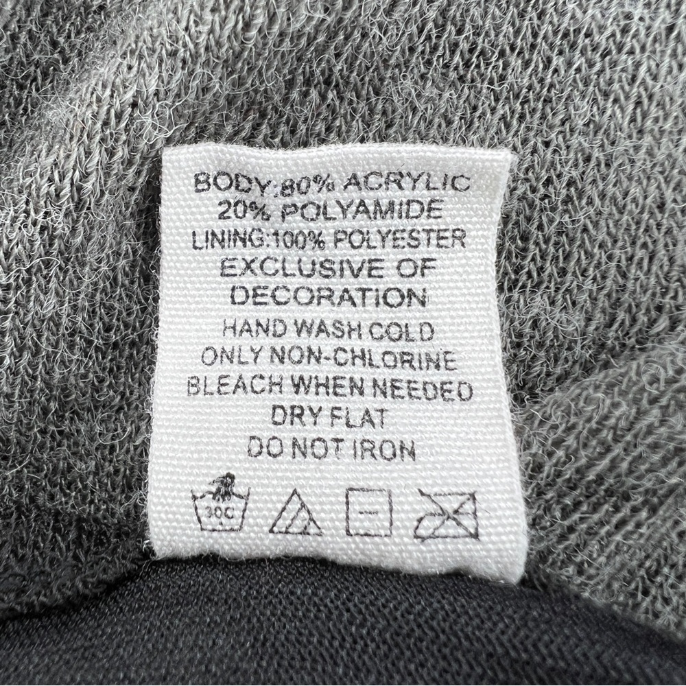 Large Colorblock Patchwork Sweater Knit Long Slee… - image 10